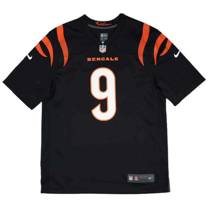 2021-23 Cincinnati Bengals Burrow #9 Nike Game Home Jersey (XXL)