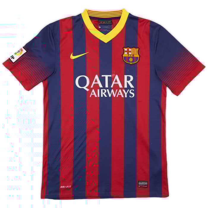 2013-14 Barcelona Home Shirt Messi #10 - 5/10 - (S)
