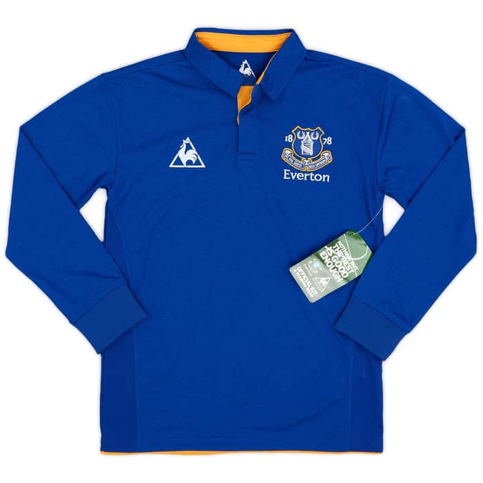 2011-12 Everton Home L/S Shirt Jelavic #7 (M.Boys)