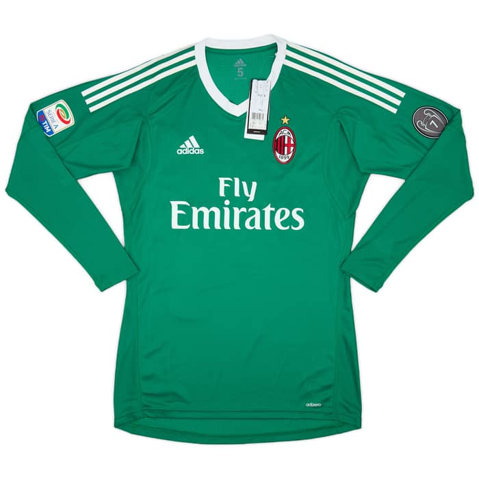 2017-18 AC Milan Player Issue GK Shirt Donnarumma #99 (S/M)