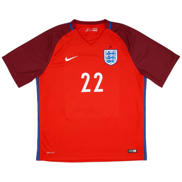 2016-17 England Away Shirt Rashford #22 - 9/10 - (XL)