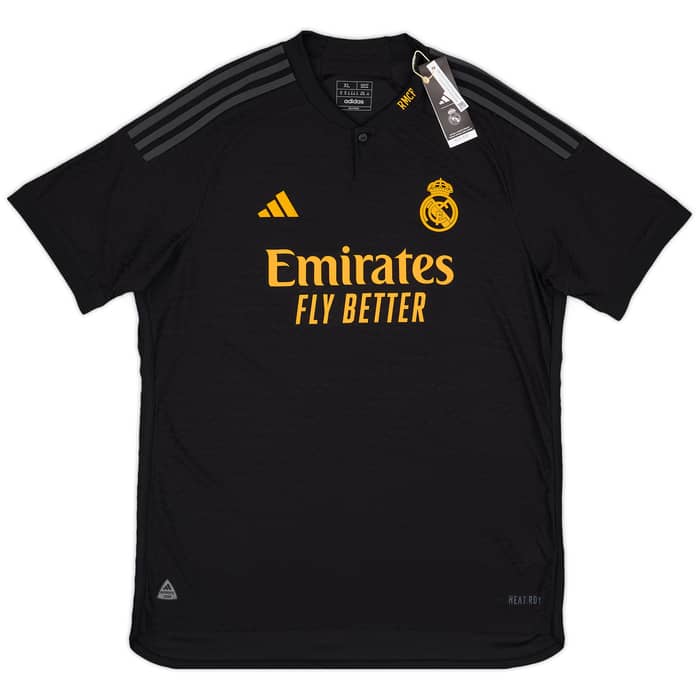 2023-24 Real Madrid Authentic Third Shirt Camavinga #12 (XL)