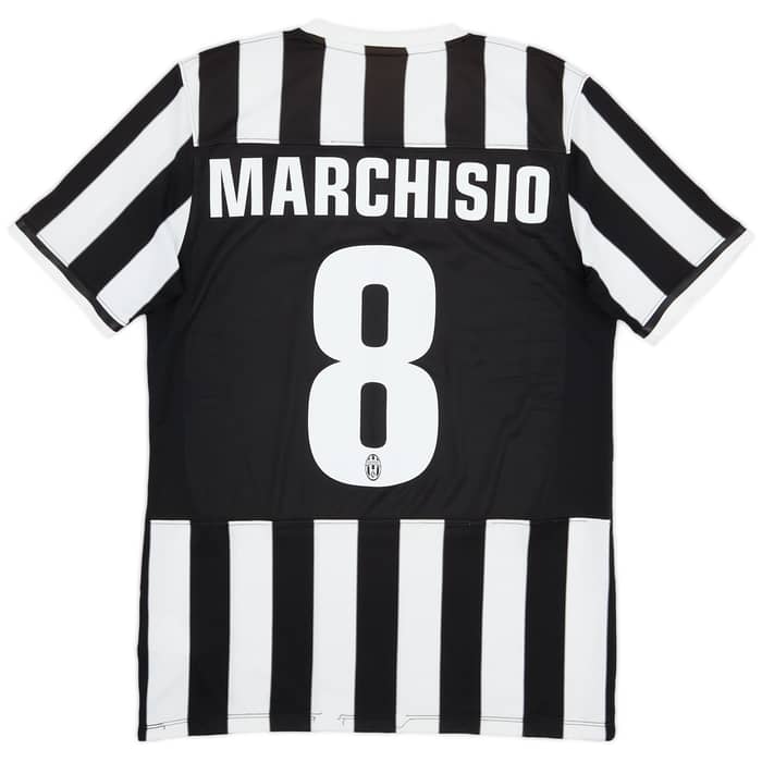 2013-14 Juventus Home Shirt Marchisio #8 - 7/10 - (M)