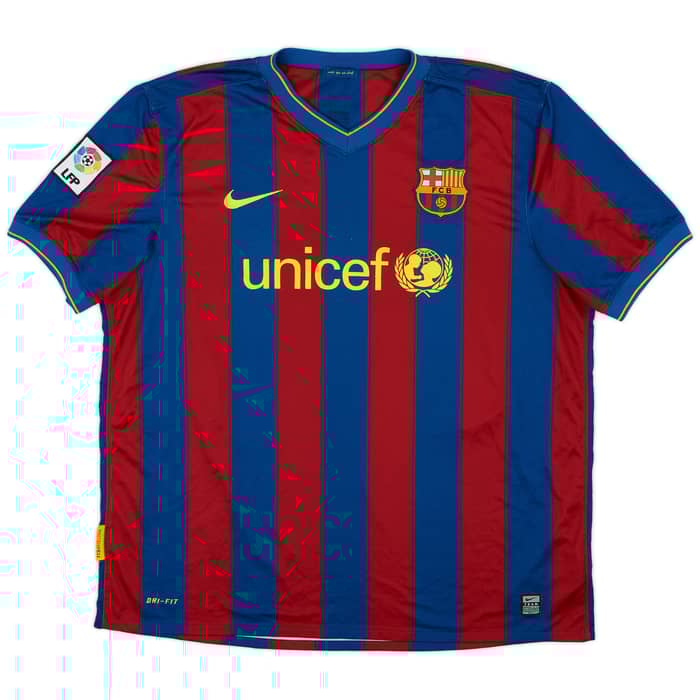 2009-10 Barcelona Home Shirt Messi #10 - 6/10 - (XXL)
