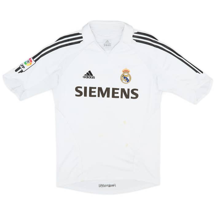 2005-06 Real Madrid Home Shirt Zidane #5 - 5/10 - (S)