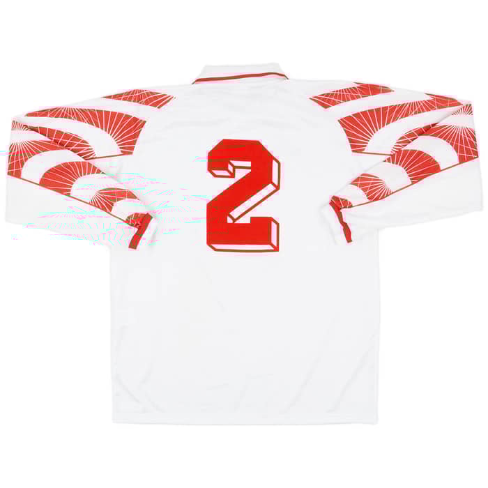 1998 Belarus Match Worn Home Shirt #2 (Yakhimovich)