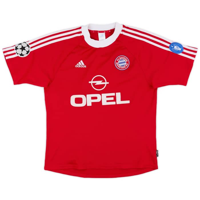 2001-02 Bayern Munich CL Shirt Elber #9 - 7/10 - (M)