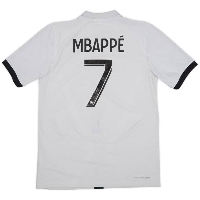 2022-23 Paris Saint-Germain Authentic Away Shirt Mbappe #7 - 9/10 - (M)
