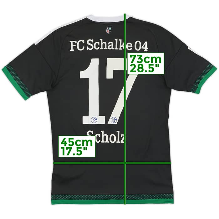 2015-17 Schalke Third Shirt Scholz #17 - 6/10 - (S)