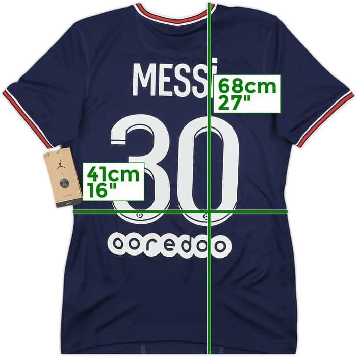 2021-22 Paris Saint-Germain Home Shirt Messi #30 (Women's S)