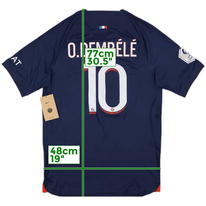 2023-24 Paris Saint-Germain Home Shirt O.Dembele #10 (S)