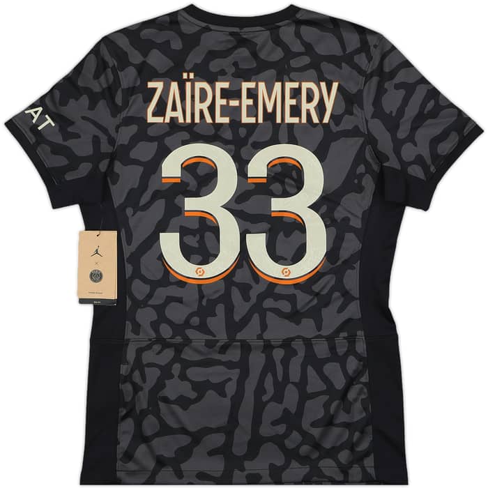2023-24 Paris Saint-Germain Away Shirt Zaire-Emery #33 (Women's M)