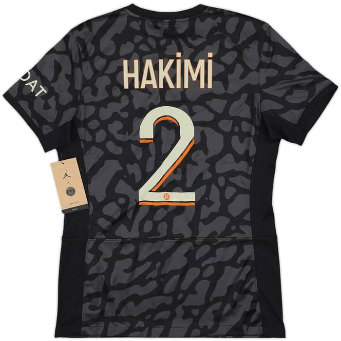 2023-24 Paris Saint-Germain Third Shirt Hakimi #2 (Women's M)