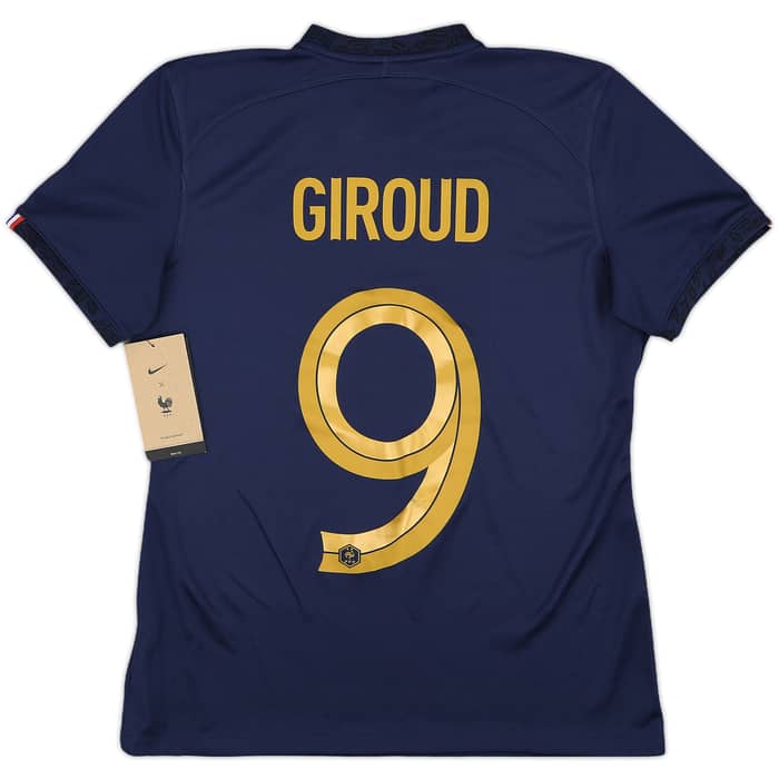 2022-23 France Home Shirt Giroud #9 (Women's M)