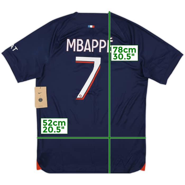 2023-24 Paris Saint-Germain Home Shirt Mbappe #7 (M)