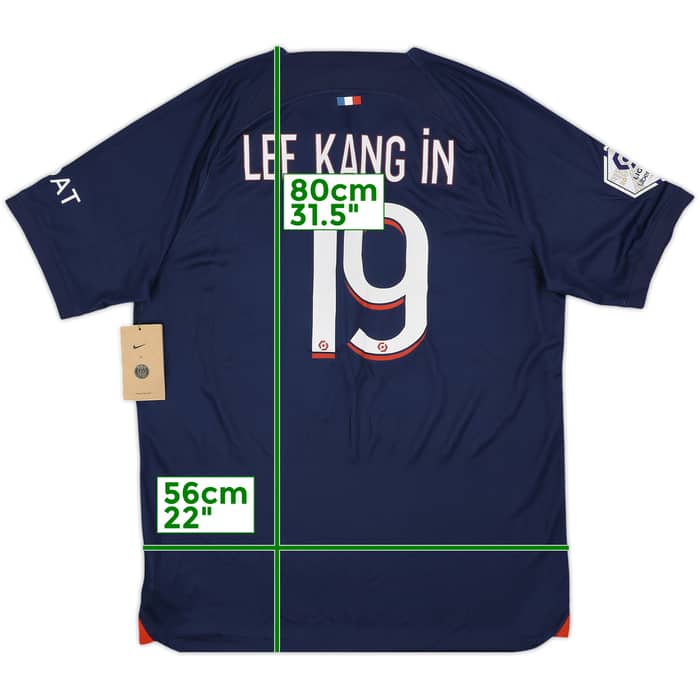 2023-24 Paris Saint-Germain Home Shirt Lee Kang In #19 (L)