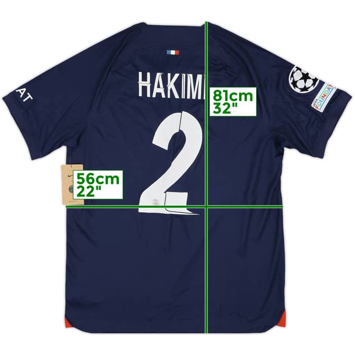 2023-24 Paris Saint-Germain Home Shirt Hakimi #2 (L)