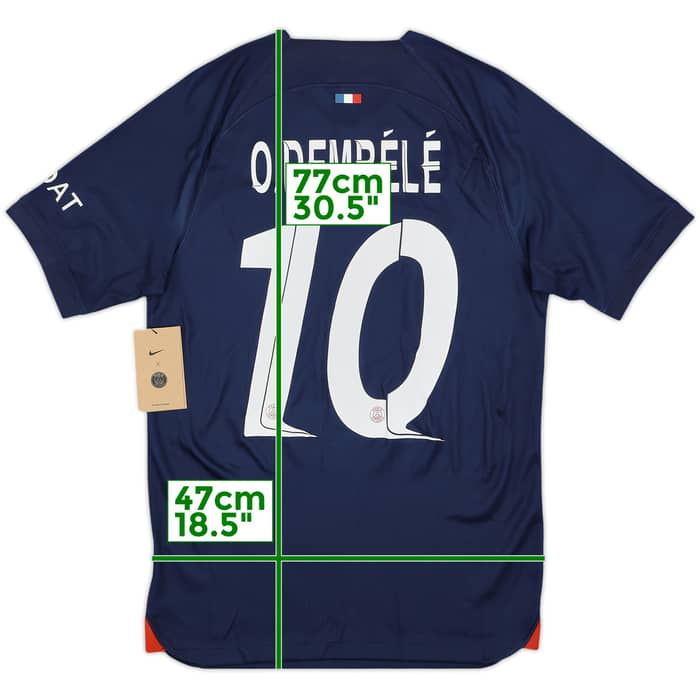 2023-24 Paris Saint-Germain Home Shirt O.Dembele #10 (S)