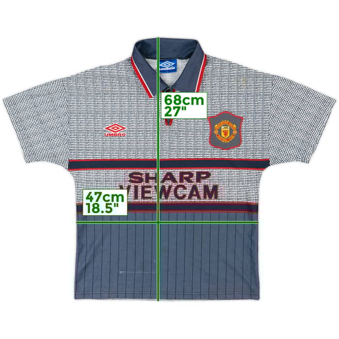 1995-96 Manchester United Away Shirt - 7/10 - (Y)