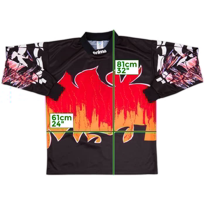 1990s Erima GK Template Shirt #1 - 7/10 - (XXL)