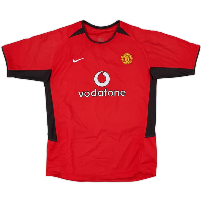 2002-04 Manchester United Home Shirt Giggs #11 - 9/10 - (XL.Boys)