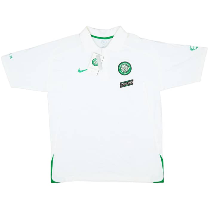 2006-07 Celtic Nike 1/4 Zip Polo Shirt (L)