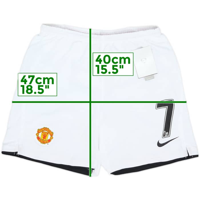 2007-09 Manchester United Home Shorts #7 (Ronaldo) (M.Boys)