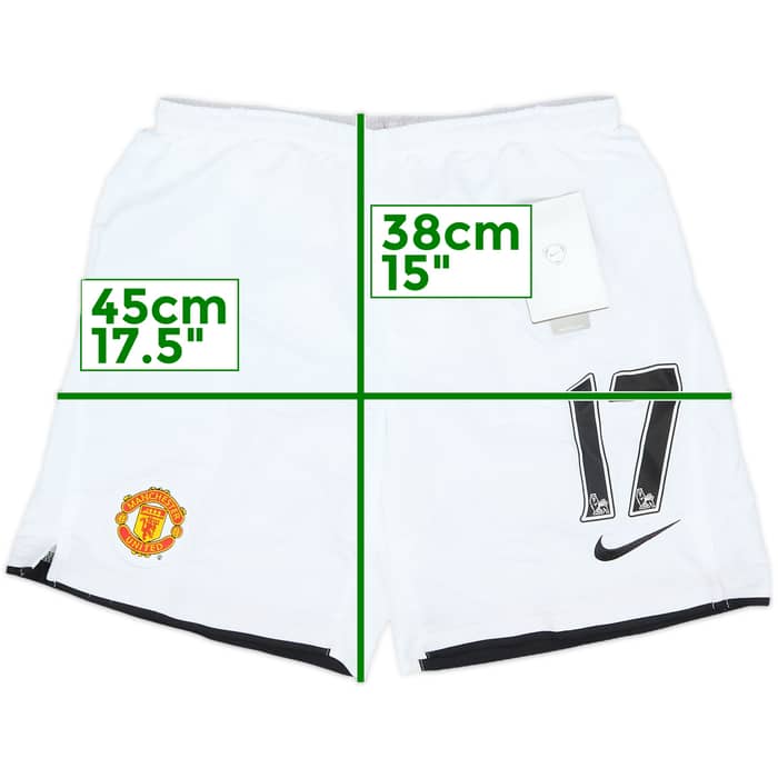 2007-09 Manchester United Home Shorts #17 (Nani) (S.Boys)