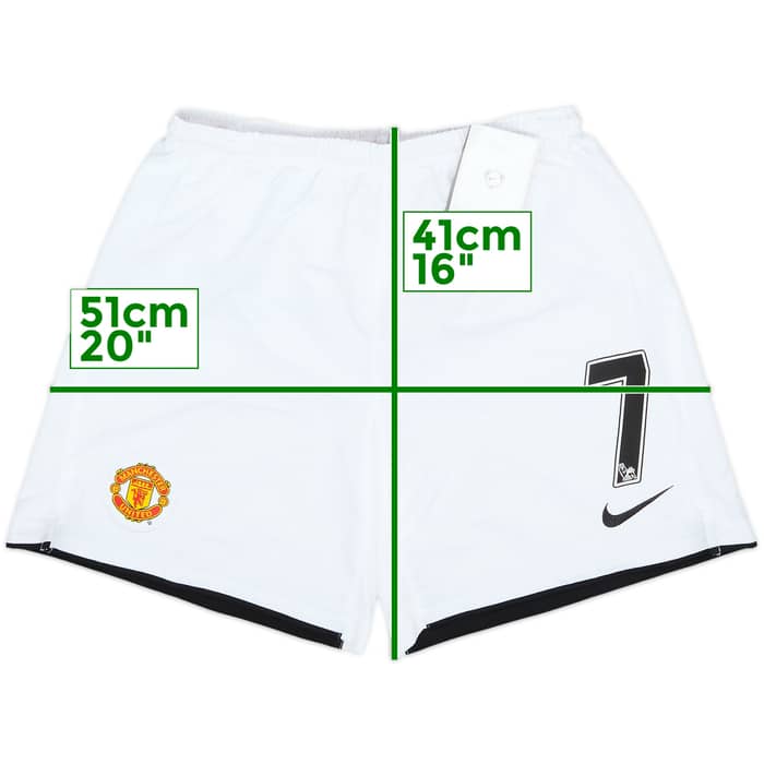 2007-09 Manchester United Home Shorts #7 (Ronaldo) (L.Boys)