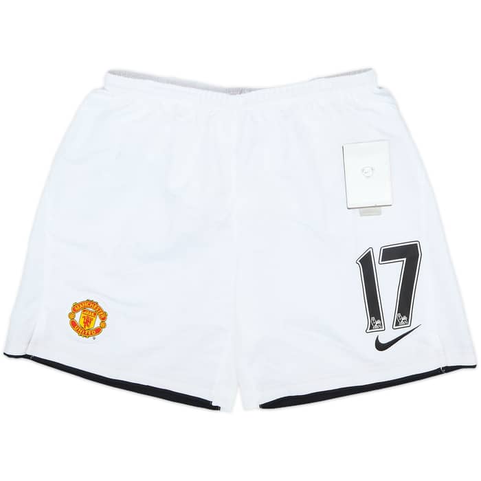 2007-09 Manchester United Home Shorts #17 (Nani) (L.Boys)