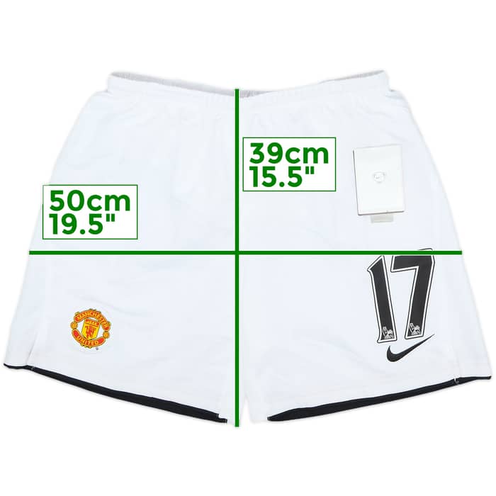 2007-09 Manchester United Home Shorts #17 (Nani) (L.Boys)