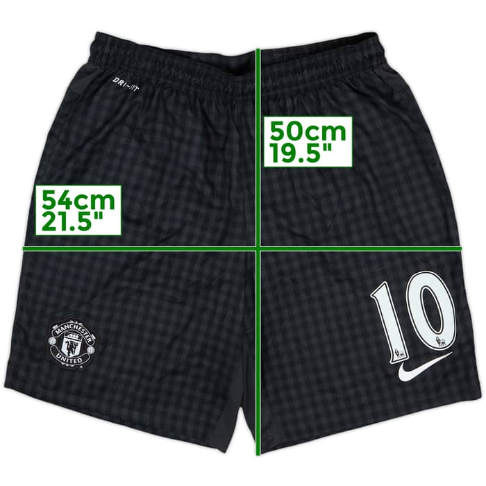 2012-13 Manchester United Away Shorts #10 (Rooney) - 10/10 - (L)
