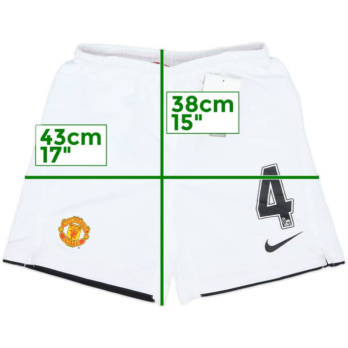 2007-09 Manchester United Home Shorts #4 (Hargreaves) (S.Boys)