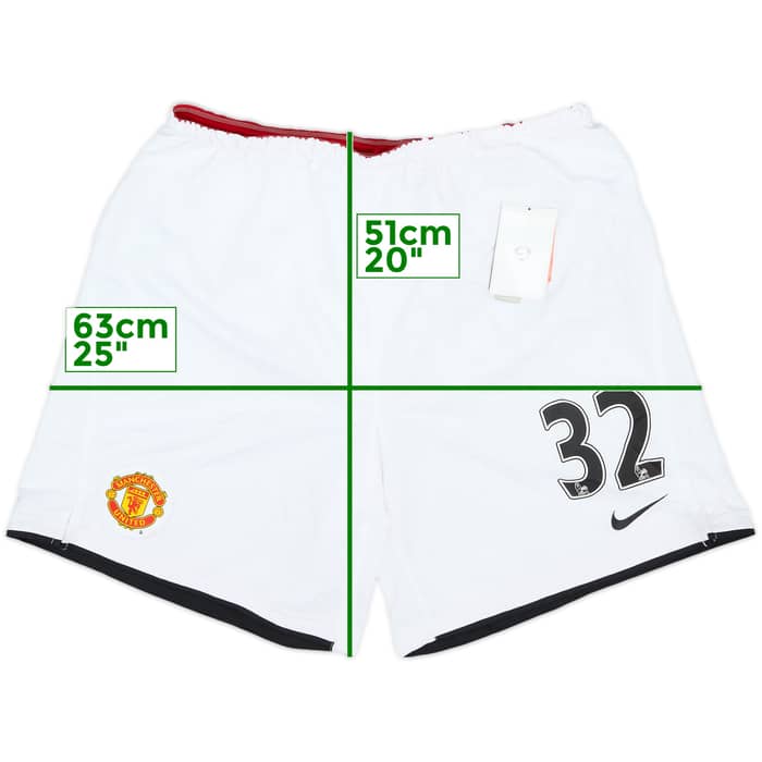 2007-09 Manchester United Home Shorts #32 (Tevez) (L)