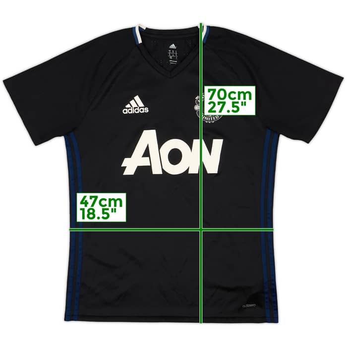 2016-17 Manchester United adizero Training Shirt - 8/10 - (M)