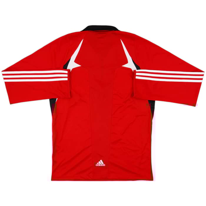 2007-08 Liverpool adidas CL 1/4 Zip Drill Top - 7/10 - (M)