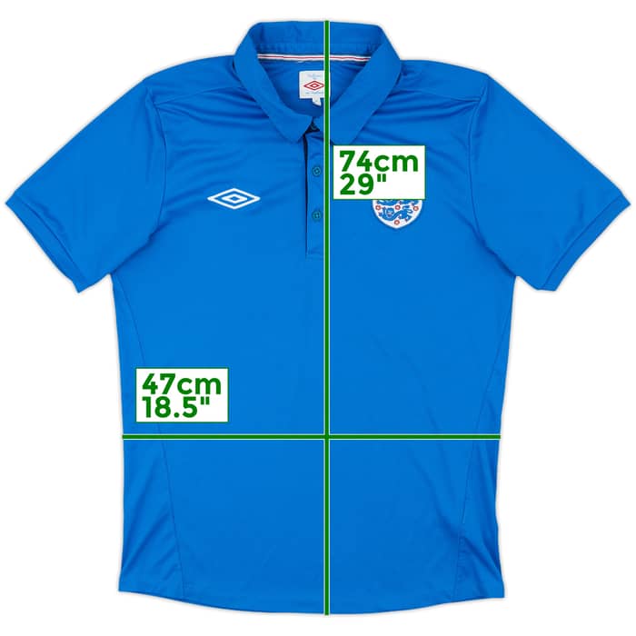 2009-10 England Umbro Polo Shirt - 8/10 - (M)