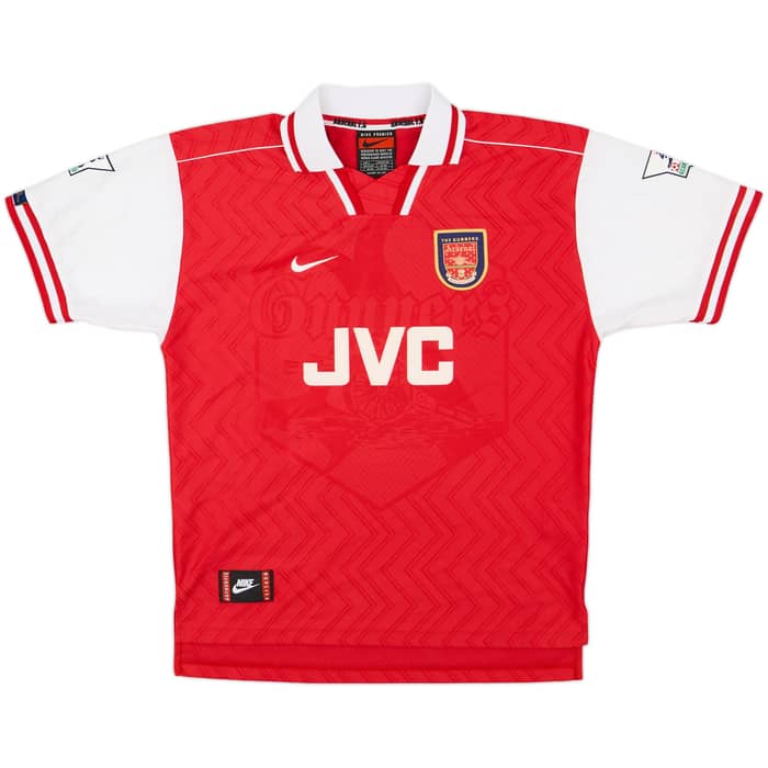1996-98 Arsenal Home Shirt Overmars #11 - 7/10 - (L)