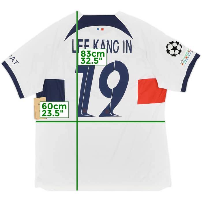 2023-24 Paris Saint-Germain Away Shirt Lee Kang In #19 (XL)