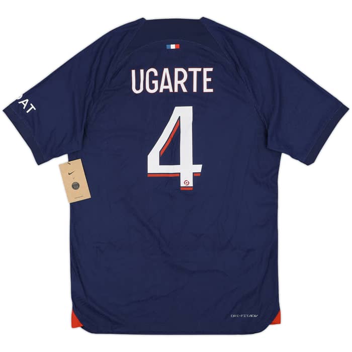 2023-24 Paris Saint-Germain Authentic Home Shirt Ugarte #4 (M)