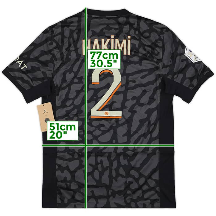 2023-24 Paris Saint-Germain Third Shirt Hakimi #2 (M)