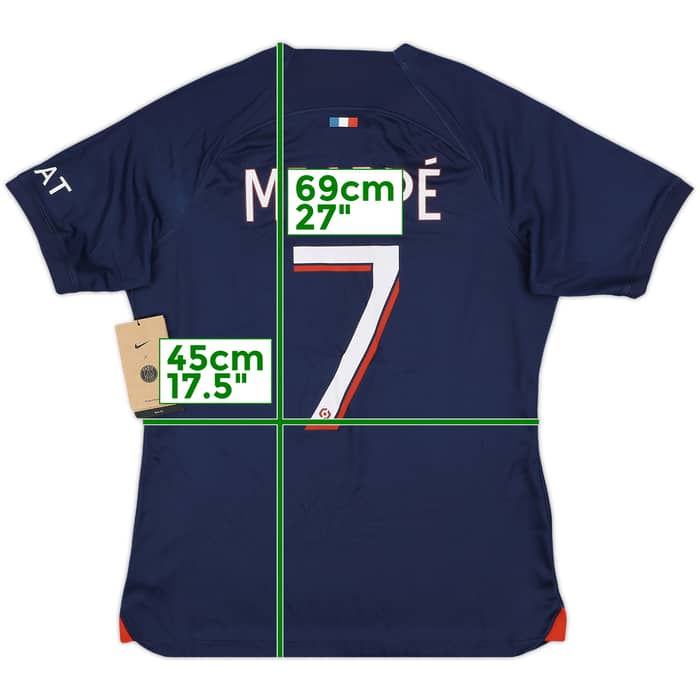 2023-24 Paris Saint-Germain Home Shirt Mbappe #7 (Women's M)