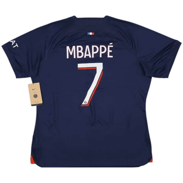 2023-24 Paris Saint-Germain Home Shirt Mbappe #7 (Women's XL)