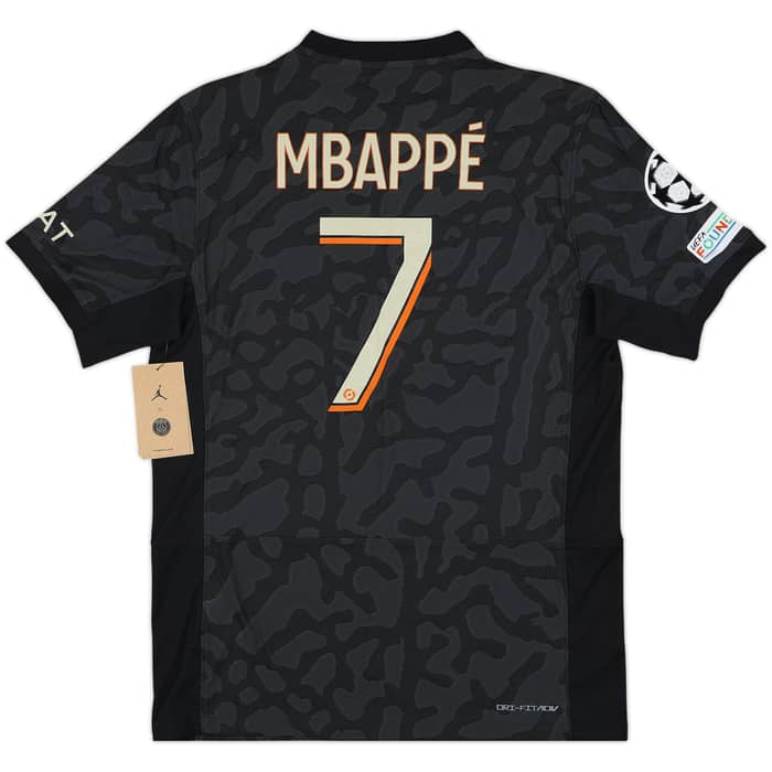 2023-24 Paris Saint-Germain Authentic Third Shirt Mbappe #7 (M)