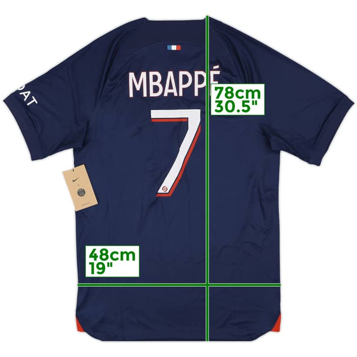 2023-24 Paris Saint-Germain Home Shirt Mbappe #7 (S)