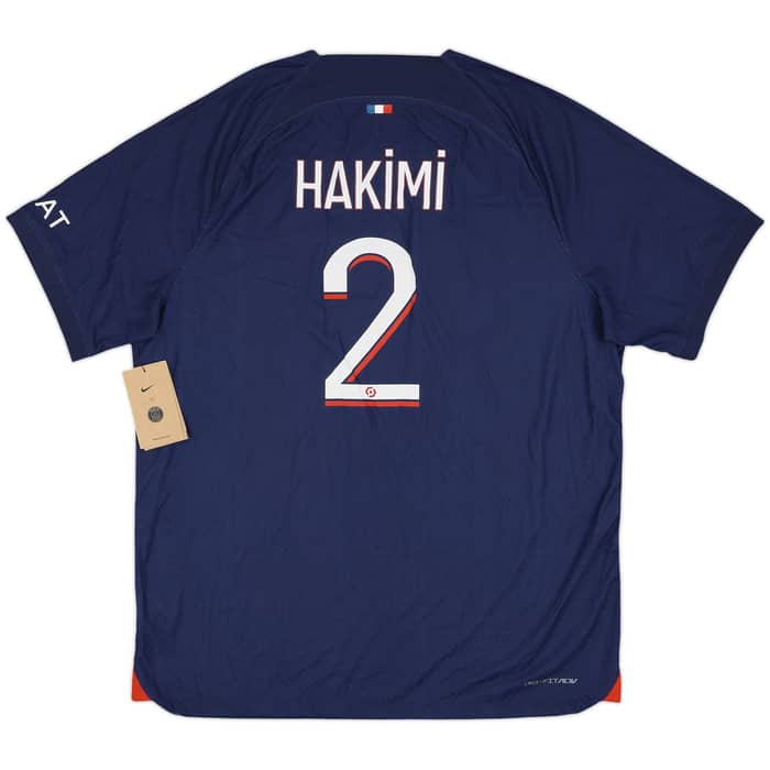 2023-24 Paris Saint-Germain Authentic Home Shirt Hakimi #2 (XL)