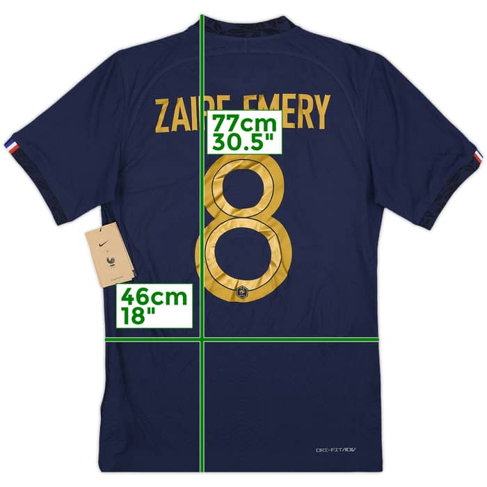 2022-23 France Authentic Home Shirt Zaire-Emery #8 (S)