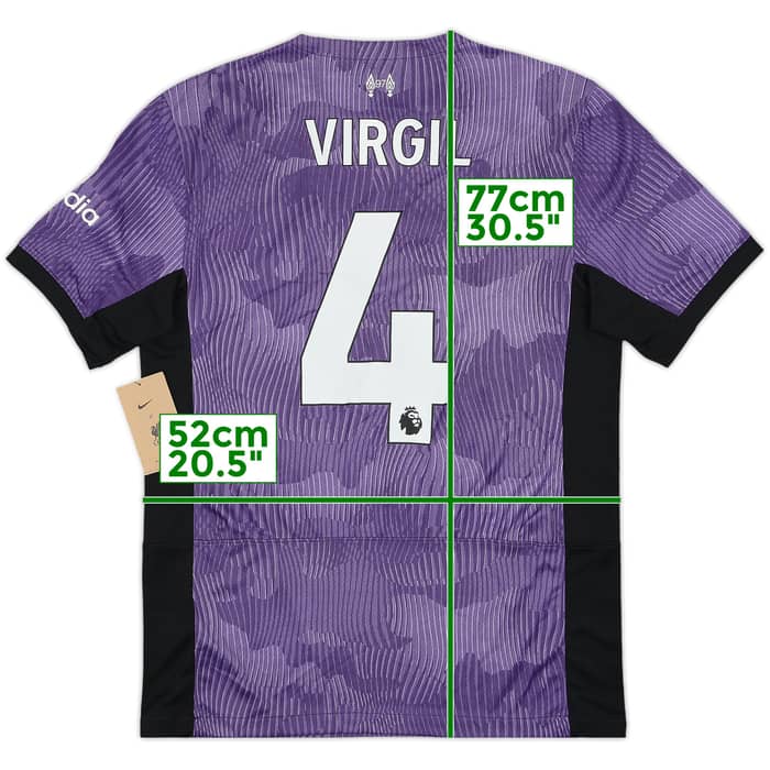 2023-24 Liverpool Third Shirt Virgil #4 (M)