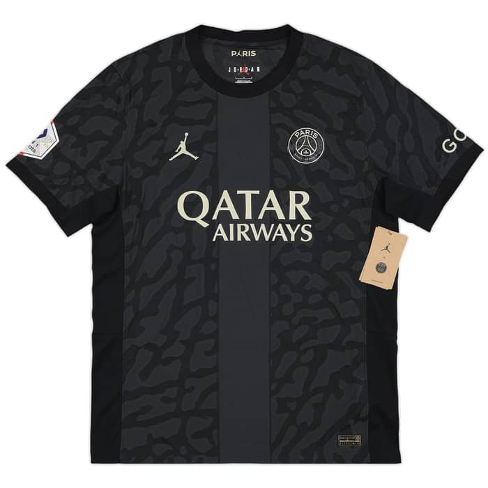 2023-24 Paris Saint-Germain Authentic Third Shirt Barcola #29 (L)