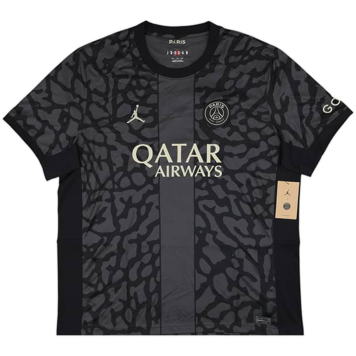 2023-24 Paris Saint-Germain Authentic Third Shirt Ugarte #4 (XXL)